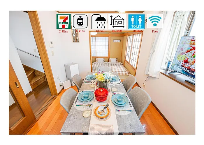 Asakusa-Ginza-Skytree-Stn-4Min-95Sqm-Garage-2Wc-2Swr